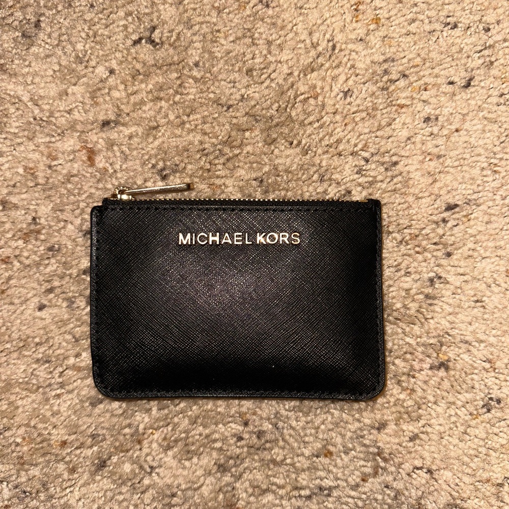 Michael Kors Black Zip Pouch